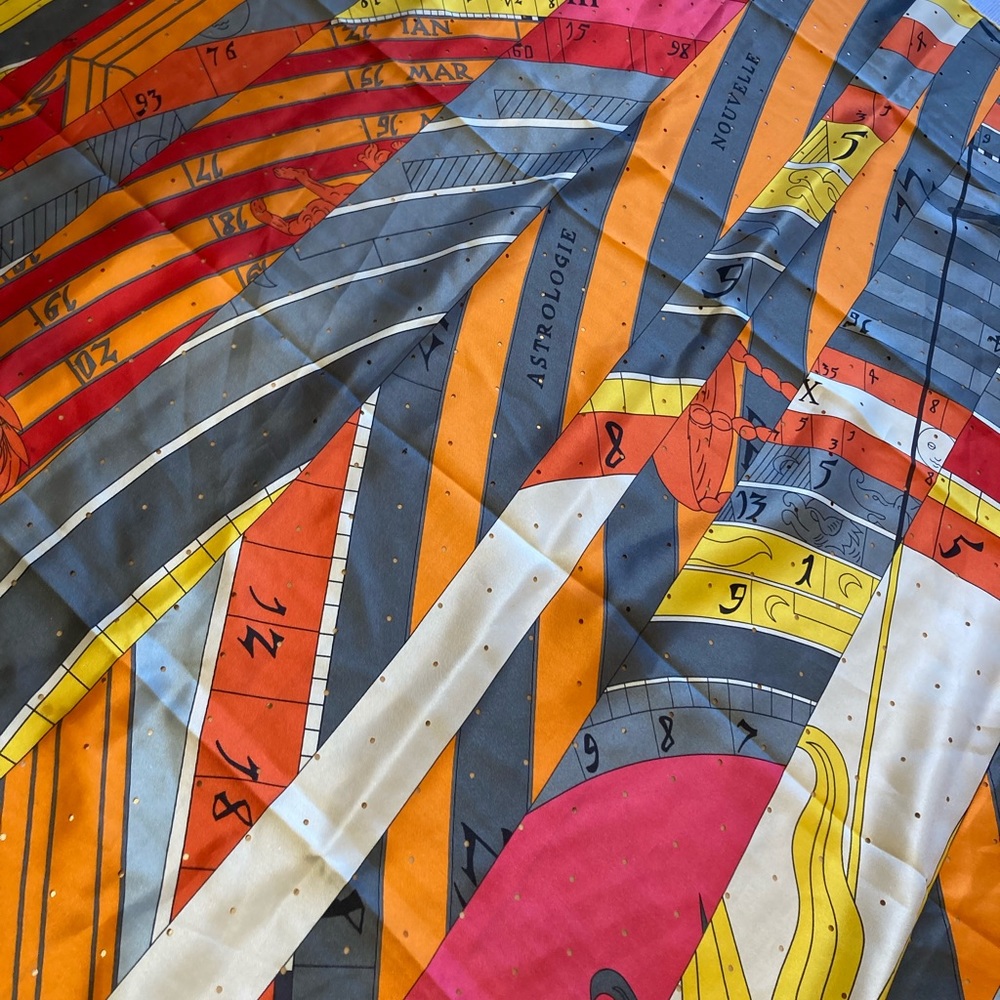 Hermes Astrology Silk Scarf View 3